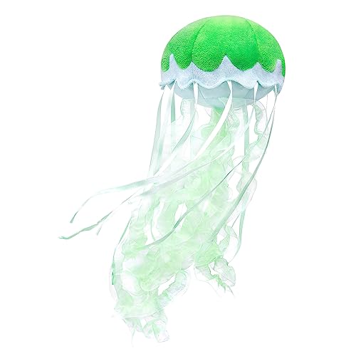 lilizzhoumax Simulation Jellyfish Plush Toy 15cm/6”, Realistic Stuffed Animal Jellyfish Plush Toy, Cute Hangable Plush Toy
