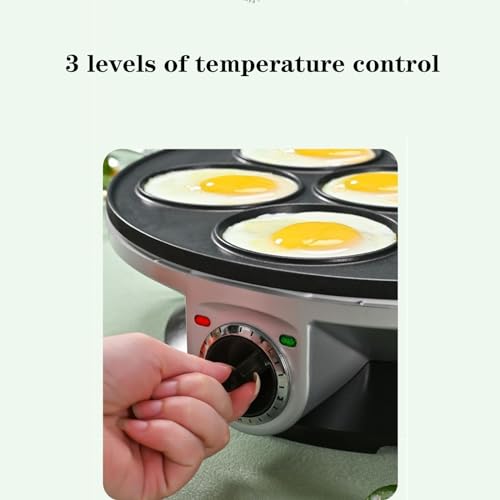 Poêle à omelette anti-adhésive 7 trous pour cuisson rapide de pancakes sans matière grasse - 5