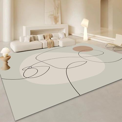 Frisence ラグマット 120×160cm 洗える 厚手 シャギーラグ カーペット 防音 防寒 滑り止め付き ふわふわ やわらかい マイクロファイバー 北欧風 モダン おしゃれ ホットカーペット・床暖房対応 ペット・子供部屋・リビング用 FRISY0