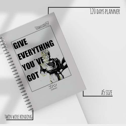 Image of Zenithink Daily Planner Undated KIT with 3 Bookmarks | 60+Stickers - 350gsm A5 Size Hard Bound, 80 GSM - 164 pages | Day | Weekly | Monthly Pages (Motivational - Daily Planner Get Things Done) | 4 Months