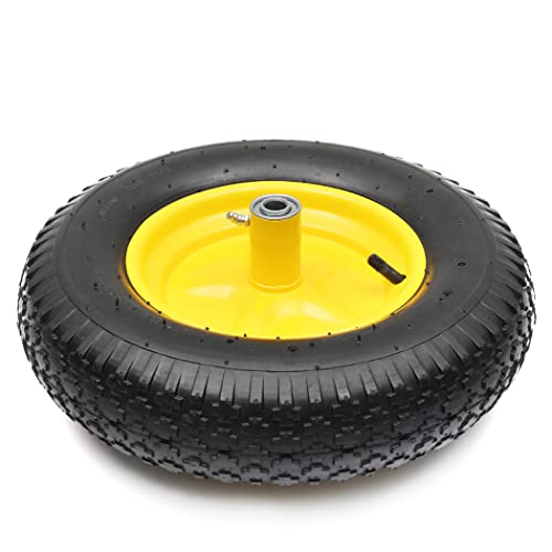 Ar-Pro 4.80/4.00-8" Tire And Wheel Set - 6" Hub, And 5/8" Sintered Iron Bearings, Universal Replacement Utility Equipment Tubed Tire And Wheel #TOP4