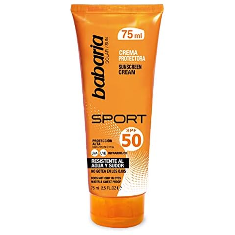 Babaria Crema facial protección solar SPF50 Sport Cover