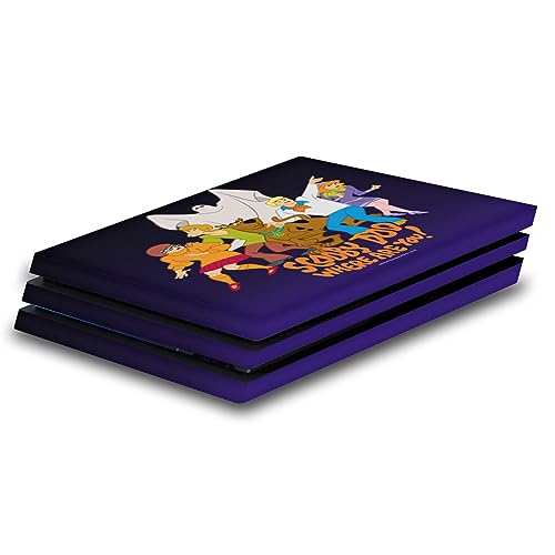 Skin PS4 Pro Vinyle Scooby-Doo pour Personnaliser Votre Console Sony PlayStation 4 de Salon