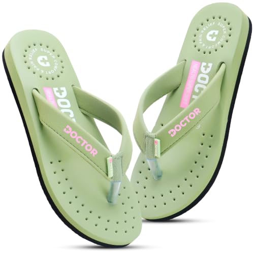 Image of DOCTOR HEALTH SUPER SOFT Women's Orthopedic Sandals And Slippers | Lightweight Anti-Skid Comfort Slides for Heel Pain Relief | Soft Cushion Sole Footwear for Everyday Use