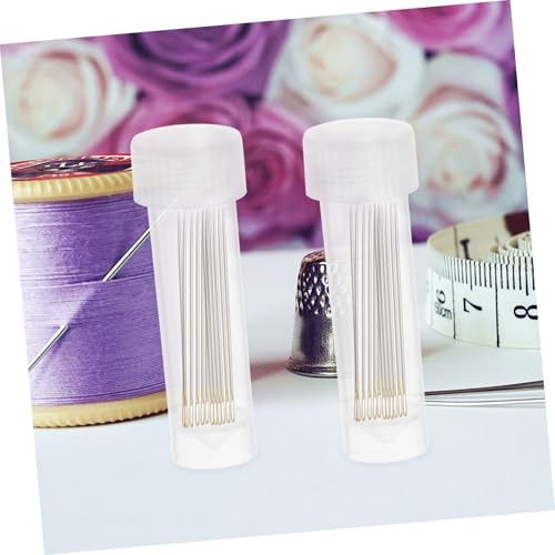 Image of Operitacx 10pcs Sewing Case, 2.3 inch Length Plastic Sewing with Lids, Portable Storage for Craft Knitting