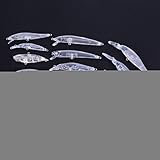 Aorace Blank Hard Lures Kit Unpainted Fishing Baits Sets Crankbait Wobblers Freshwater Fish Lure Wobblers Minnow Lure Bodies Fishing Tackle