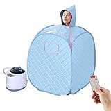 Tragbare Dampfsauna, Dampfsauna für Zuhause 1 Person- Mobile Saunabox...