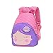 Xlabor Meerjungfrau Kinderrucksack Babyrucksack Kindergartenrucksack mit brustgurt für Kleinkinder Mädchen Jungen violett