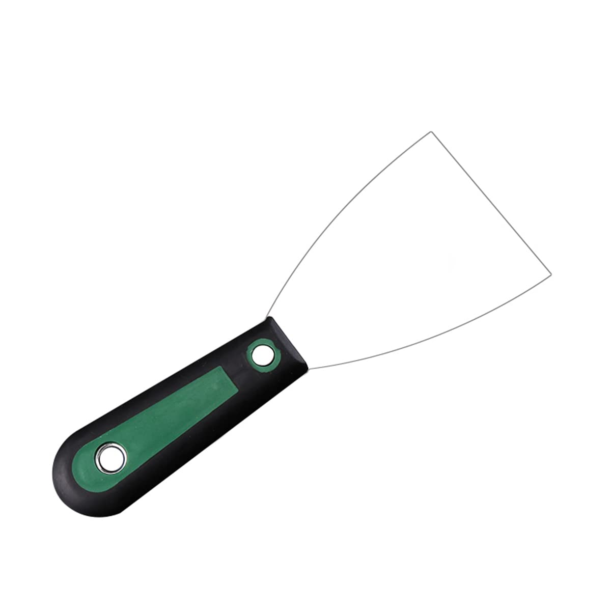 Cuchillo raspador de masilla, raspador de masilla, cuchillo for masilla, herramienta raspadora de metal for acabado de paneles de yeso, raspado de yeso, calcomanías y papel tapiz, 2,5 pulgadas (Size