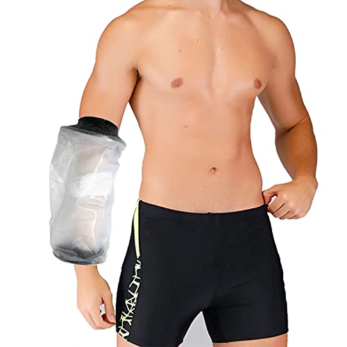 PICC Line Waterproof Cover Gomito per adulti, Cast Protector Upper Arm Waterproof Covers Riutilizzabile Copertura impermeabile Cast Cover per doccia PICC Line Cover Upper Arm Sleeve