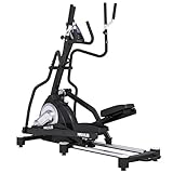MAXXUS Crosstrainer CX 7.5 - Verstellbar, 25 kg Schwungmasse, 12 Programme, 16 Widerstandsstufen, Magnetbremssystem, 160kg, Flaschenhalter, Handpulssensoren - Ellipsentrainer, Heimtrainer für Zuhause