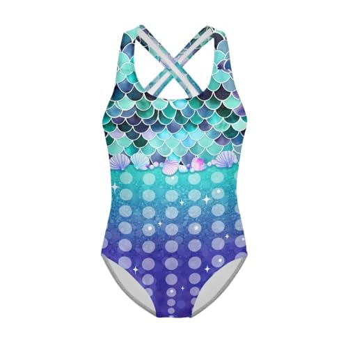 Image of Girls One Piece Swimsuits Size 5-14 Kawaii Gymnastics Leotard for Beach Vacations