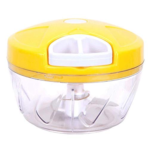 Manueller Food Chopper, Fleischwolf Gemüse Zwiebel Früchte Kräuter Salat Salat Küchenmaschine, Mit scharfen Edelstahlklingen