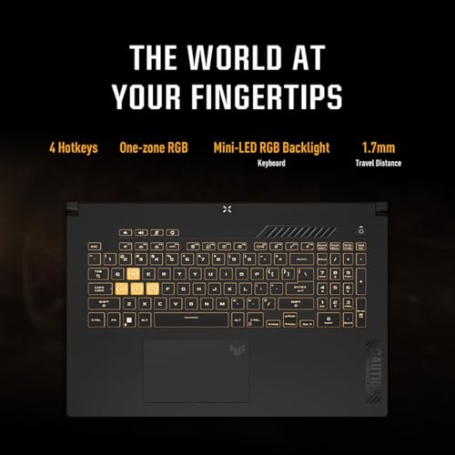 TUF Gaming F17 FX707 FX707VV-RB74 - Notebook da gioco da 17,3", Full HD, Intel Core i7 13a generazione i7-13620H, 16 GB, SSD da 1 TB, grigio mecha, chip Intel, 1920 x 1080, Windows 11 Home, NVIDIA - Notebook - Immagine 7