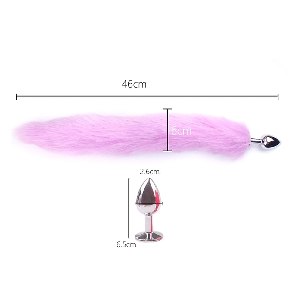 Amazon.com: The Perfect Part Anal Plug - False Fox Tail Butt Plug Anal Toy,  Metal Anal Butt Plug with Tail, Anal Stimulator Fluffy Fox Tail for Women  Cosplay, Butt Plush Plug Adult