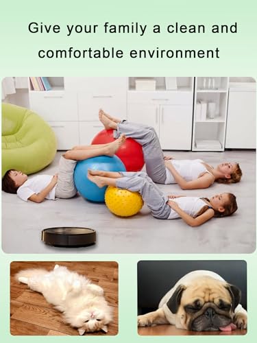 Image of 6 Pack Vacuum Replacement Part Mopping Pads Compatible for iRobot Roomba Combo j5, j5+, i3, i3+, i5, i5+, i8, i8+ Model. Washable and Reusable Microfiber Cleaning Refill Mopping Pad Accessories