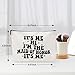 Vancsenia It's Me I'm the Maid of Honor It's Me, Gift for Bridesmaid,Bachelorette Party Wedding Gifts for Besties Friends Makeup Bag Purse Cosmetic Bag for Women