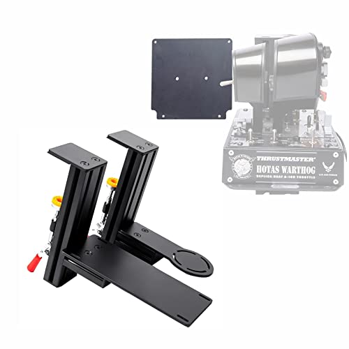 MEZA MOUNT-Desk Mount and MFD Mounts Compatible with Thrustmaster HOTAS Warthog Joystick Throttle