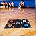 Milisten Dribble Training Mat Basketball Drills Equipment Traction Pad Training Sign Mats for Home Gym
