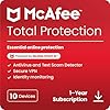 McAfee Total Protection 10-Devices 2025 | Antivirus, Secure VPN |Includes Security Software, Password Manager, Identity Monitoring | Digital download |PC/Mac/iOS/Android