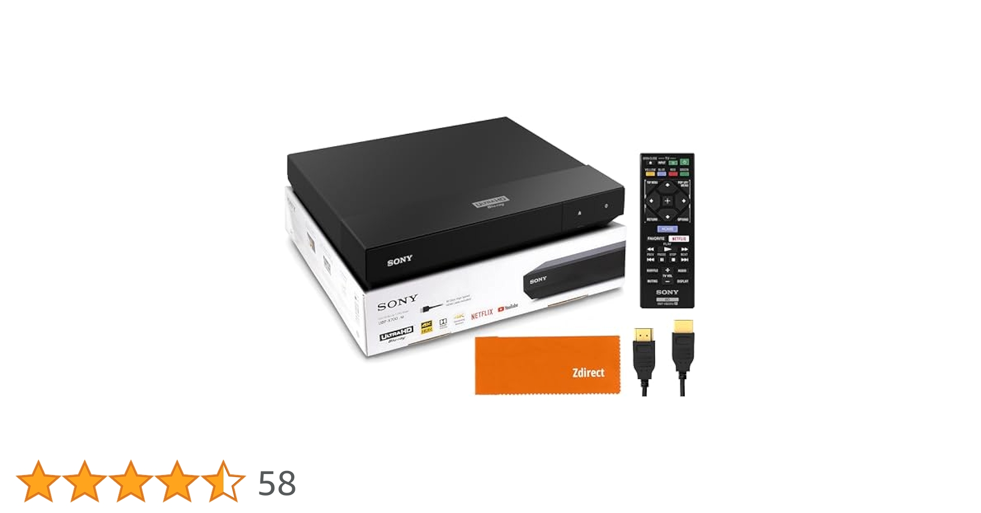 Amazon | ZDIRECT Sony 4k ブルーレーヤー ウルトラHD UBP-X700M