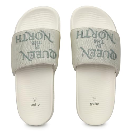 Image of YOHO Sliders for Women | Comfortable and Lightweight Slides | WB Cartoon & Comic Characters: Tom & Jerry, Big Bang Theory, Friends, Games of thrones and Wonder Woman Footwear for Girls