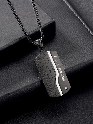 Jovivi Personalisierte Dog Tag Halskette mit Foto und Textgravur Fotoanhänger Beidseitig Gravur Edelstahl Hundemarke Kette Memorial Anhänger Kette personalisiertes Geschenk für Damen Herren (Silber)