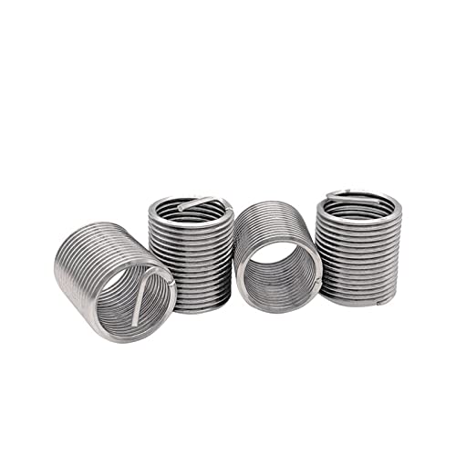 Fine Thread Wire Thread Insert M12*1.0/1.25/1.5 M14*1.25 M14*1.5 Stainless Steel Screw Bushing DIN8140(M12x1.25x1D(20pcs))