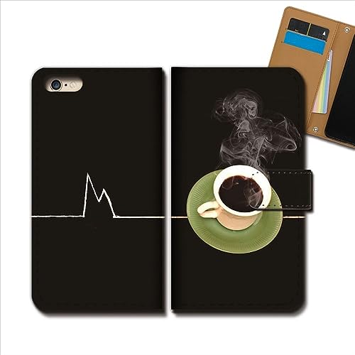 Xperia 1 VII SO-51F ケース 手帳型 coffee 手帳ケース スマホケース カバー コーヒー カフェ カップ おもしろい デザインA e0256030137401