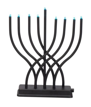 Black Color Electric Menorah