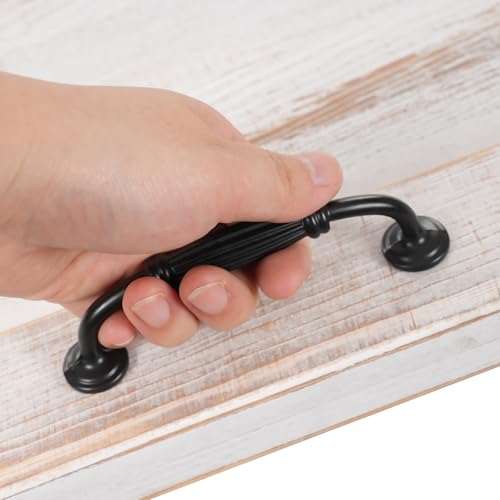 Tabla de cortar rectangular de madera de pino blanca de 30 x 21 pulgadas con asas, cubierta decorativa para estufa y bandeja grande para servir miniatura 6