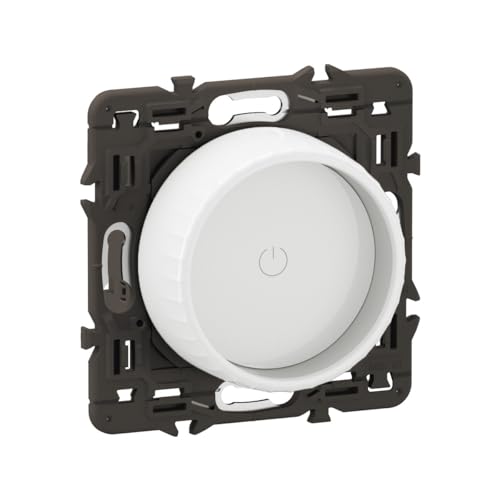 Interrupteur variateur rotatif Legrand blanc complet 200W pour lampe LED - 4