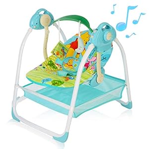 Baby Swings for Infants, Baby Essentials with Music,Sounds,Timing Function, Baby Swing for Newborn with 6 Motions, Baby…
