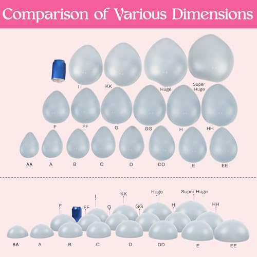 Image of Vollence One Pair Silicone Breast Forms Fake Boobs Crossdresser Prosthesis Mastectomy