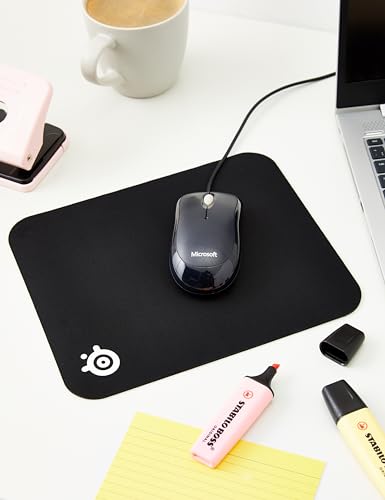 SteelSeries QcK Mini - Gaming-Mauspad - Stoff - Gummiunterseite - Schwarz (250mm x 210mm x 2mm) – Ansicht 2