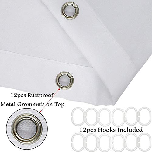 Bullpiano 4-teiliges Blumenduschvorhang-Set mit rutschfestem Teppich, Toilettendeckelabdeckung Badematte wasserdichtem Duschvorhang für Schmetterlinge Blumen Badeduschvorhang für Badezimmer – Bild 6