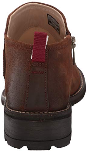 KEEN Women's Oregon City Low Height Casual Ankle Boot, Snuff/Tibetan Red, 9.5