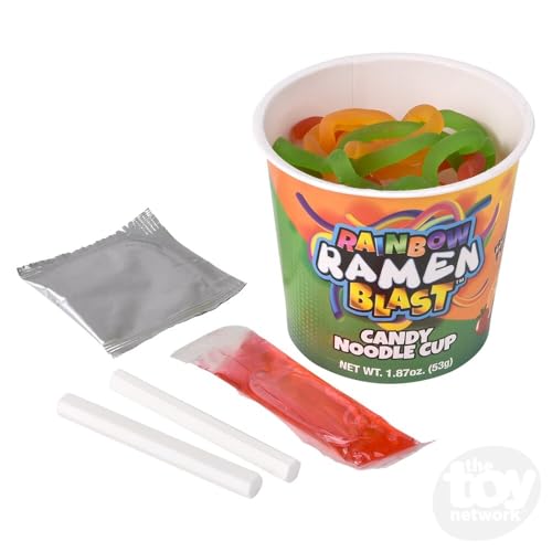Rainbow Ramen Blast Gummy Noodles: caja de 12 piezas miniatura 5