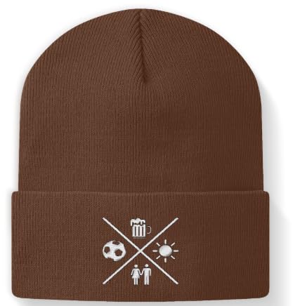 Casquette de baseball Malle Hobbys avec broderie Love Party en coton premium orange rouille M