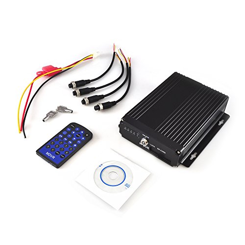 Pyle Car Dvr Mobile Video - Audio Recorder Surveillance System Rearview, Backup And Dash Camera With Hd 4 Channel And 12V-24V Input For Trucks, Trailers, Vans, Buses And Vehicles - Plcmdvr15 #TOP1