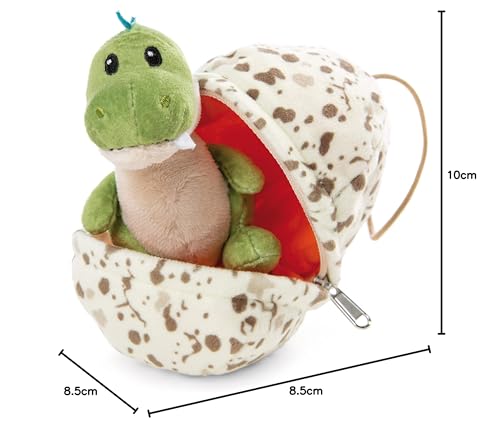 NICI 48804 Kuscheltier Dino Baby Junge im Ei Green 13cm