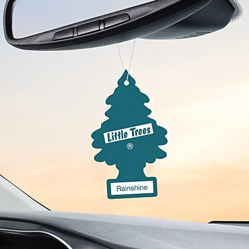 Image of LITTLE TREES Car Air Freshener | Hanging Tree Provides Long Lasting Scent for Auto and Home | Rainshine, 24 Air Fresheners