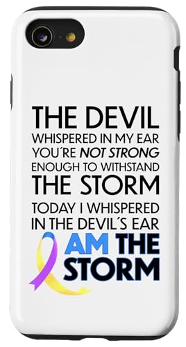 Bladder Cancer Warriors I Am The Storm, I Will Survive �X�}�z�P�[�X iPhone SE (2020) / 7 / 8 �p