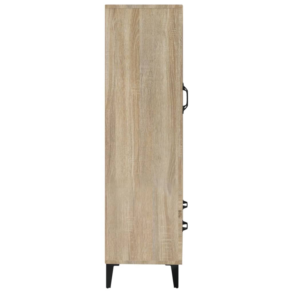 vidaXL Highboard Sonoma-Eiche 70x31x115 cm Holzwerkstoff
