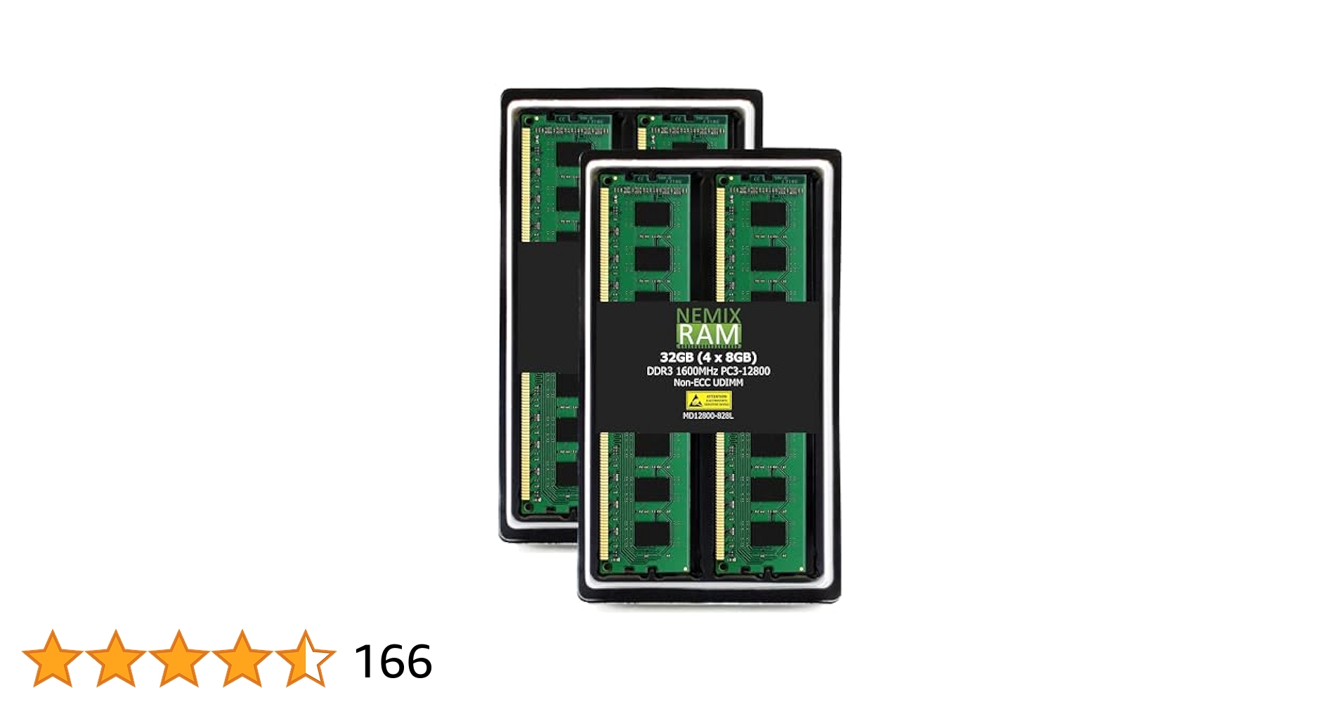 PC3-12800 8GB×4枚 32GB 在庫複数有！！ DDR3 RAM 32GB Kit (4x8GB) 1600MHz CL11 DIMM Wlizedle Desktop