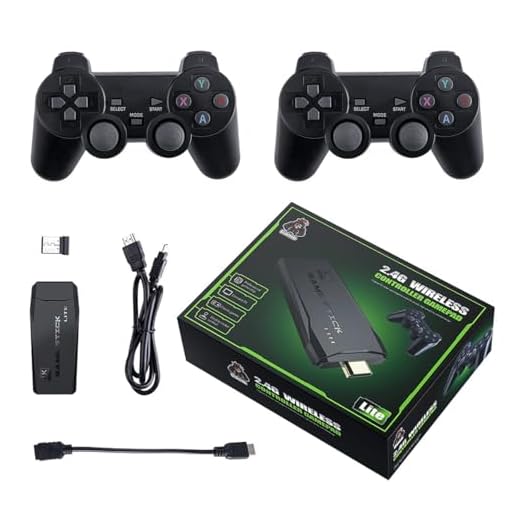 Console di gioco retrò M8 64G wireless game, oltre 20000 giochi, uscita HDMI 4K, Plug and Play, console di gioco portatile, con controller wireless da 2,4 G, per regali di Natale e compleanno