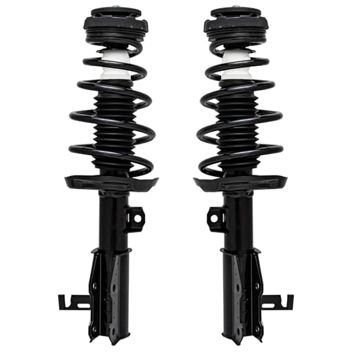 Image of Detroit Axle - 2.4L 8pc Front Struts Kit for 2014 2015 2016 Buick Regal, 2 Sway Bar Links 4 Tie Rod Ends 2 Struts & Coil Spring Replacement Suspension Kit