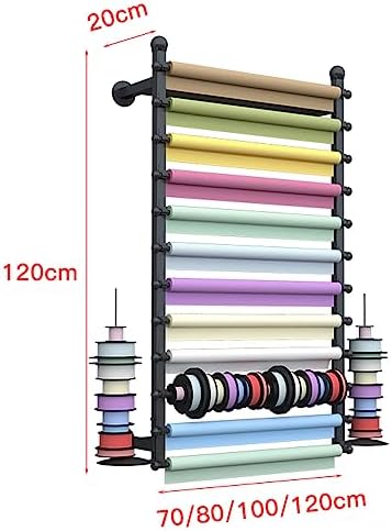 Wall-Mounted Retail Display Rack for Ties, Scarves, Belts & Towels - Metal Shelving with Hanging Bar, Perfect for nizing Accessories in Stores
