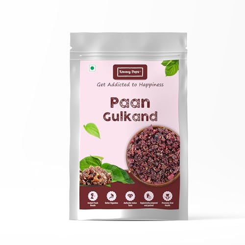 Image of Tummy Pops | Premium Meetha Paan Without Supari | Hygienically Prepared & Packed | After Meal Digestives Mukhwas, Premium Handmade Sweet Mouth Fresheners (Paan Gulkand, 950 Grams