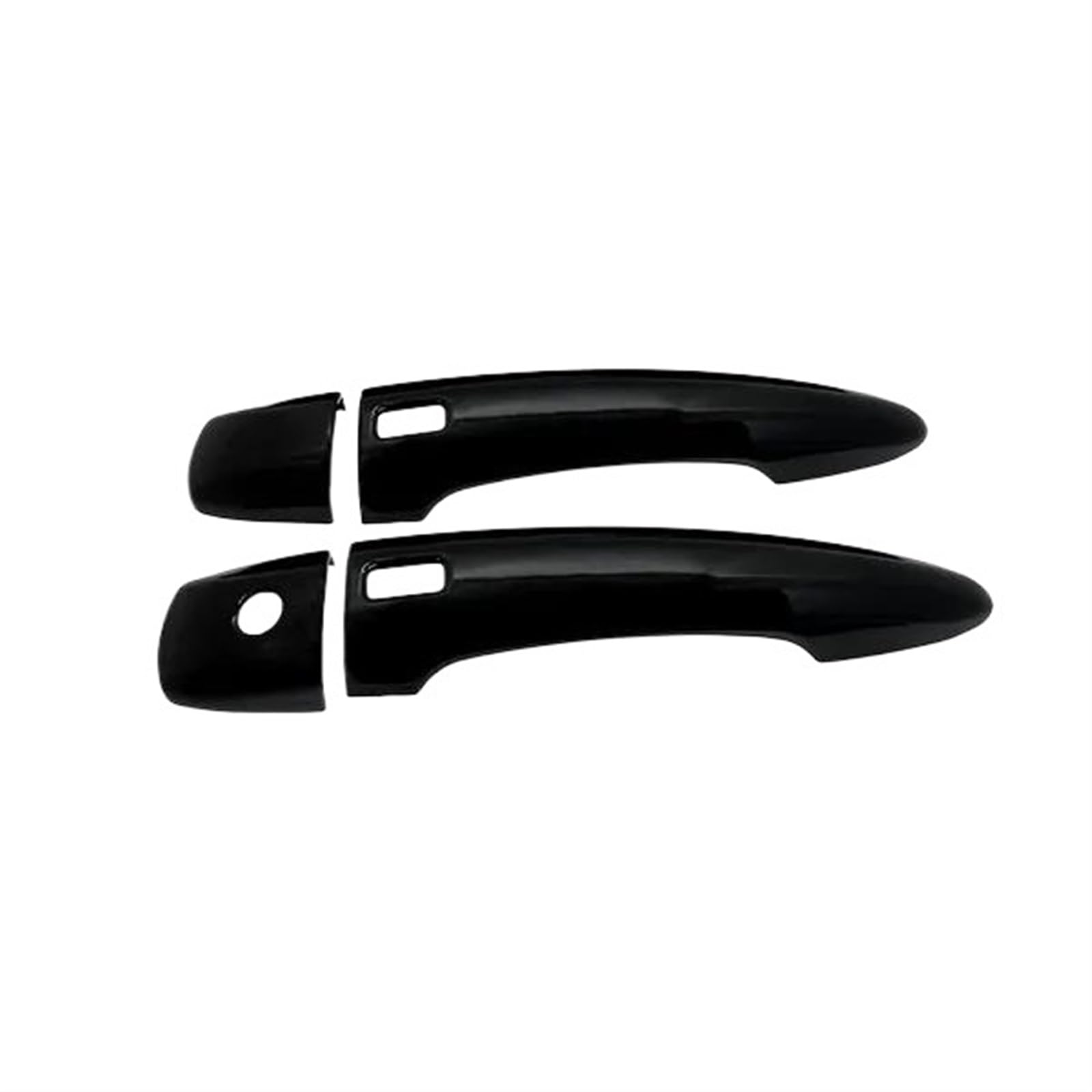 Lzbzhb 2Handle 2 Buttons Car Exterior Outsidedoor Handle For Nissan For Juke 2 F16 2020 2021 2022 2023 Gloss For Smart Door Handle Cover Car Corate Exterior Protector Accessorie Sticker(2Handle 2 Buttons)